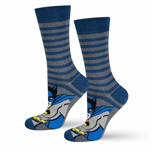 1 Paar von lustige Socken mit Batman DC Comics   | Herrensocken | SOXO