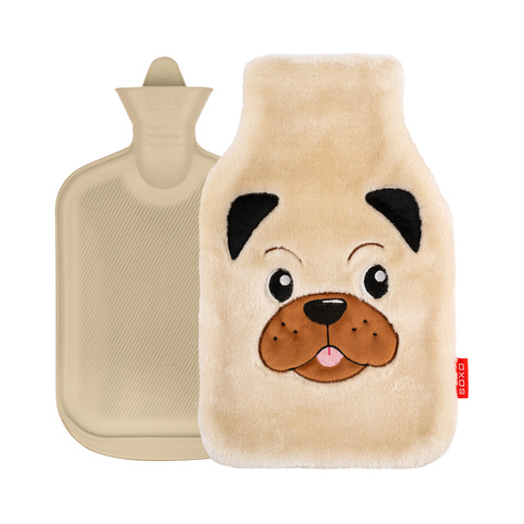  Wärmflasche SOXO Hund, Mops 1,8 L