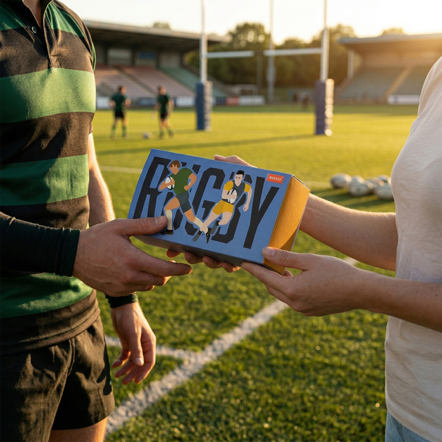 Socken mit Rugby-Motiv 3er-Pack