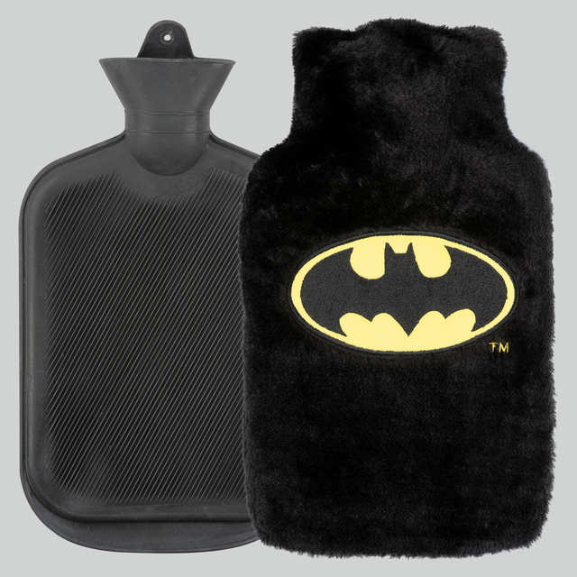 Batman Wärmflasche SOXO Heizung im Plüschbezug Geschenkidee BIG 1,8l