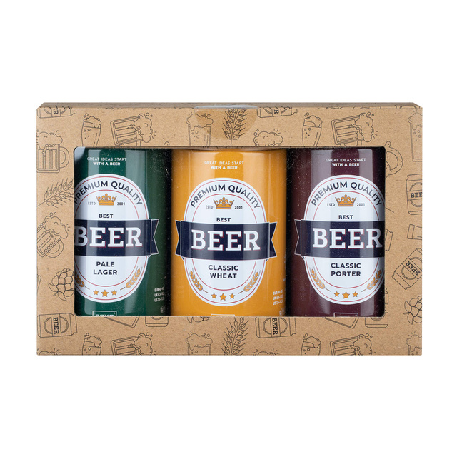 Set von 3 Herrensocken in einer Bierdose | SOXO