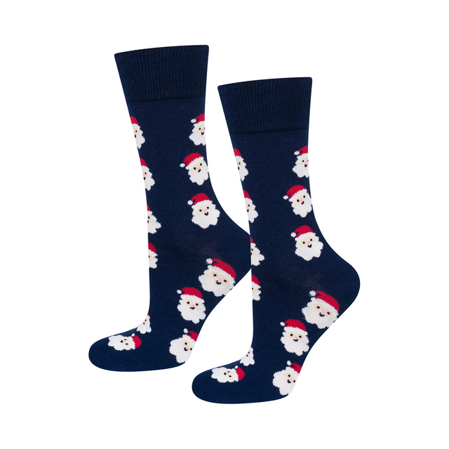 4 Paar von lustigen Socken mit Weihnachtsmotiv in einzigartiger Verpackung | Herrensocken | SOXO