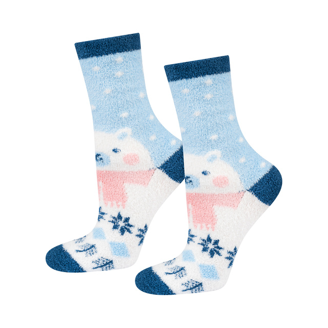 1 Paar von lustige Socken mit Teddybär  | Damensocken | SOXO
