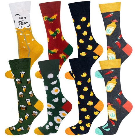 Set mit 4x lustigen Herrensocken | SOXO 