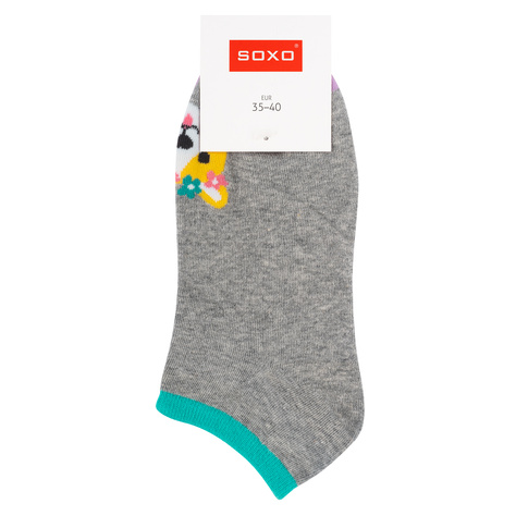 Set mit 5x Kurze Damensocken | Hundmotiv | SOXO