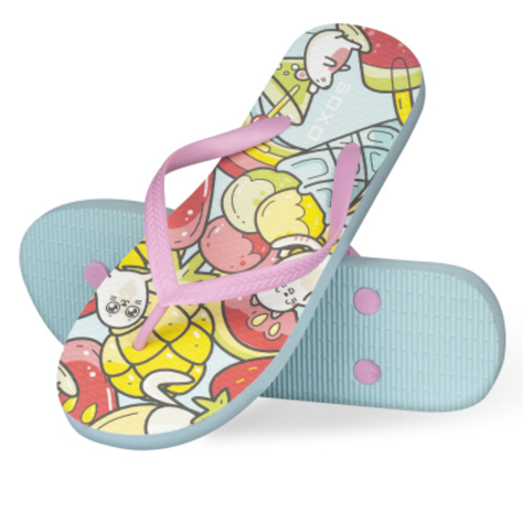 SOXO Strand Flip Flops unisex | Eiscreme Muster