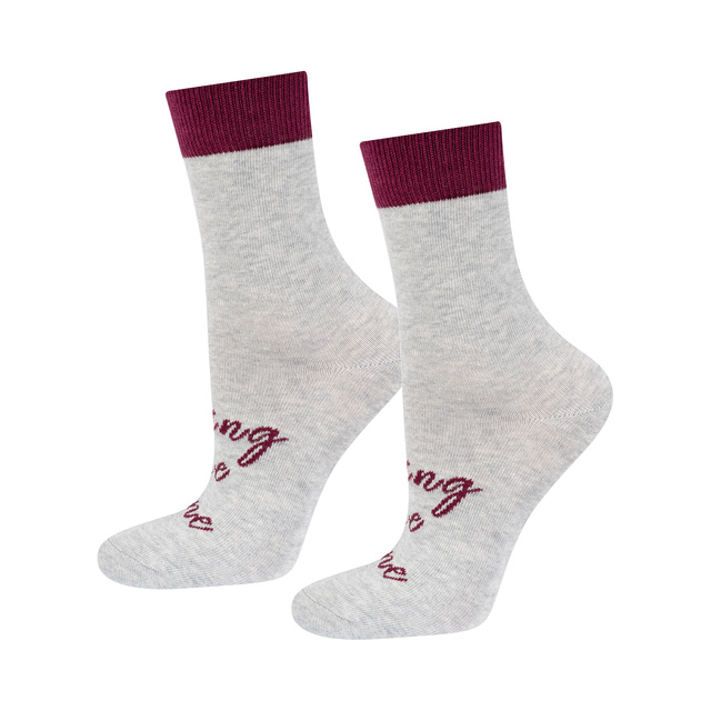 3 Paar von lustigen Socken mit Rotwinemotiv einzigartiger Verpackung| Damensocken | SOXO