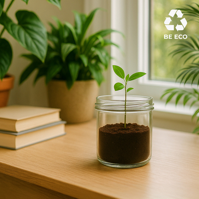 Socken mit Honig-im-Glas-Motiv