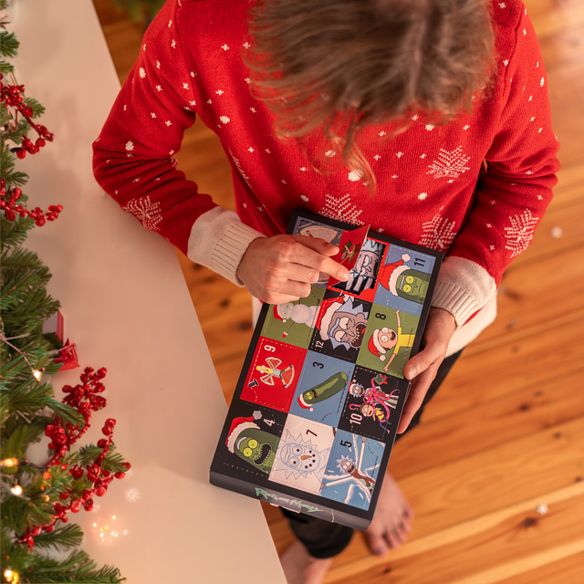 Adventskalender mit Socken Rick and Morty 6er-Pack