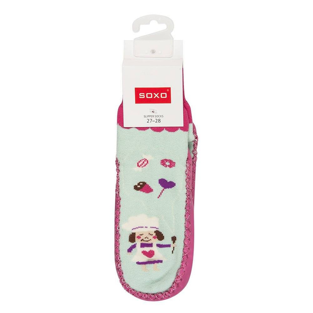 SOXO baby Hausschuhe Socken | Süßigkeiten