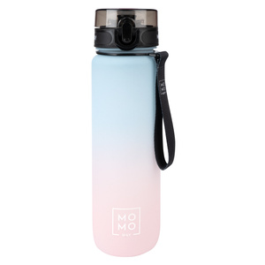 MOMO WAY Wasserflasche blau und rosa | ideal für Reisen | BPA free | Tritan | MOMOWAY