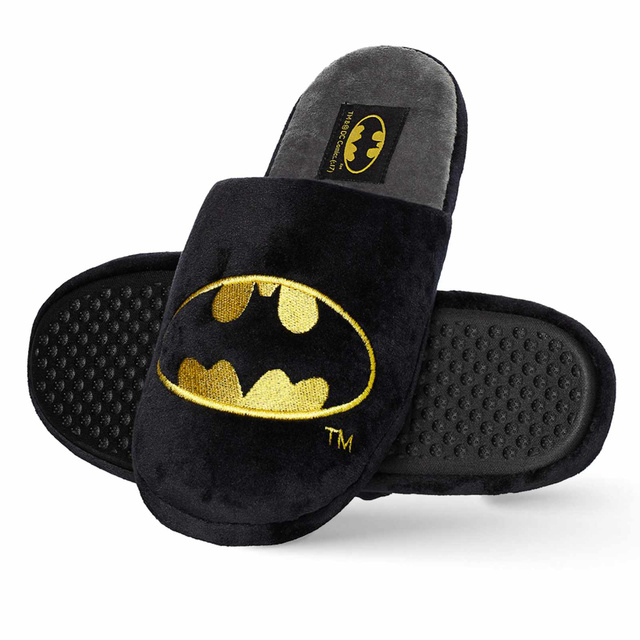 Herren-Hausschuhe Batman-Motiv