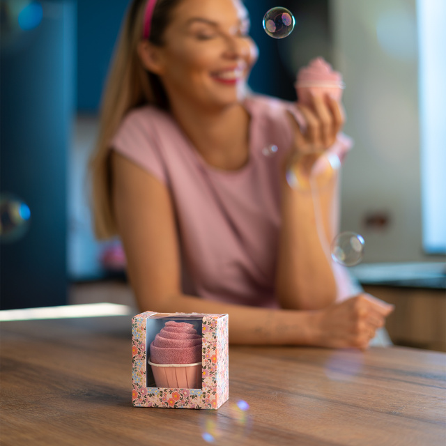 Socken mit Cupcake-Motiv