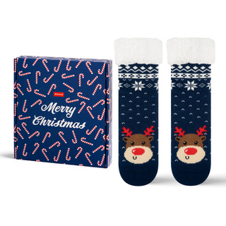 Socken mit Rentier-Motiv