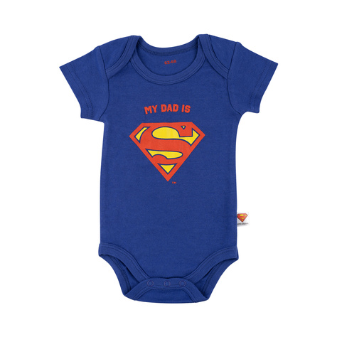 Set aus 4x Warner Bros Superman Baby-Bodys 