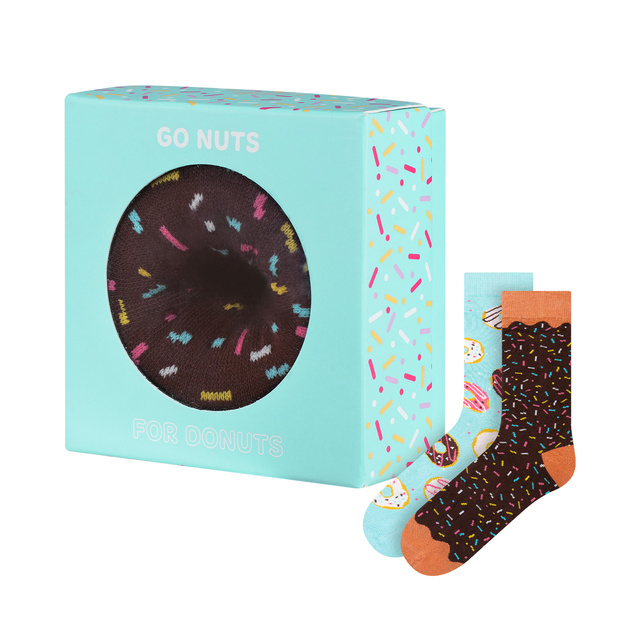 Socken mit Donut-Motiv