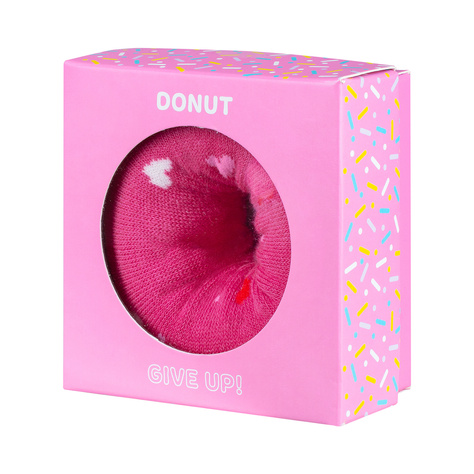 1 Paare von lustigen Socken mit Donutmotiv in einzigartiger Verpackung | Damensocken | SOXO