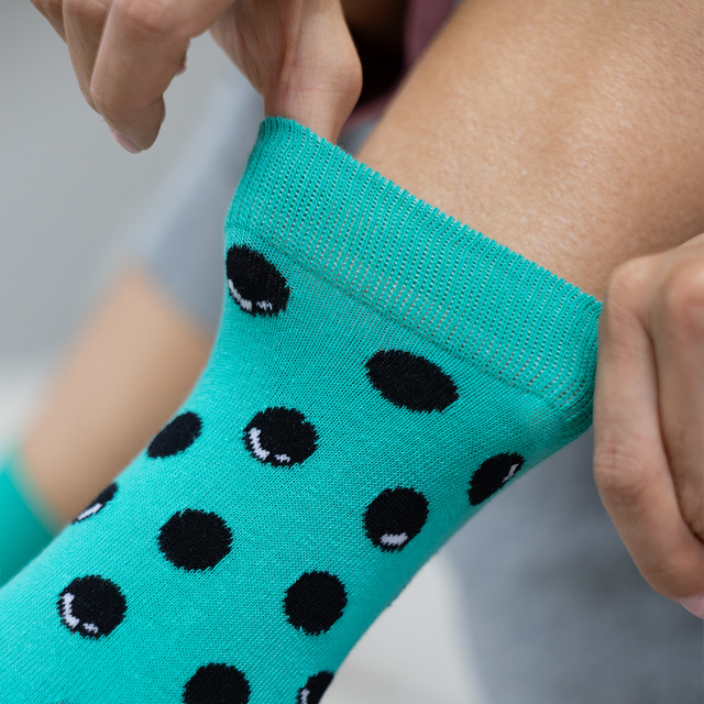 Socken mit Bubble-Tea-Motiv 2er-Pack