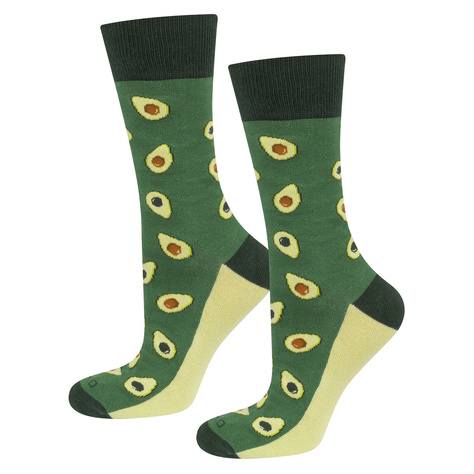 Set mit 2x  Damen-/Herrensocken | Ananas + Avocado in einzigartiger Verpackung | SOXO