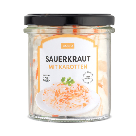 1 Paar von lustigen Socken mit Sauerkrautmotiv im eine Glas | Herrensocken | SOXO