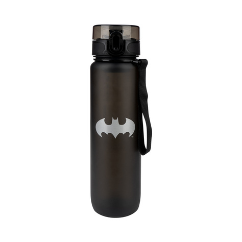 Wasserflasche 1000 ml schwarz | langlebig und praktisch | Batman 