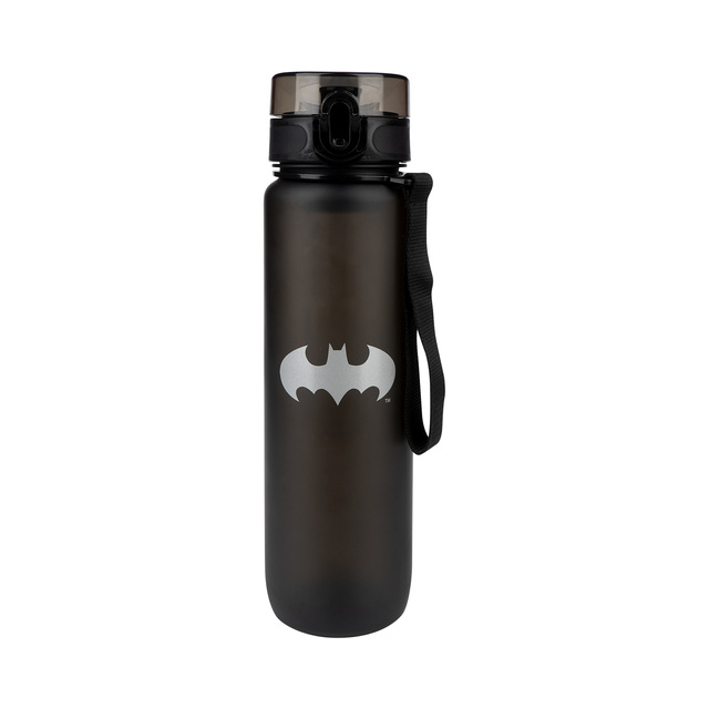Wasserflasche 1000 ml schwarz | langlebig und praktisch | Batman 