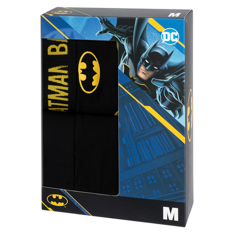 Set mit 2x Boxershorts + 1x Hausschuhe | Batman DC COMICS | SOXO