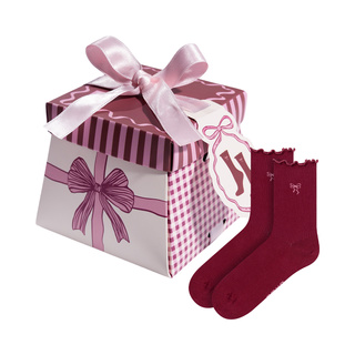 Geschenksocken mit Schleife