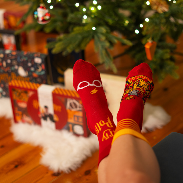 Adventskalender mit Socken Harry Potter 6er-Pack