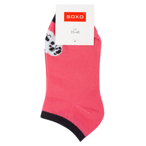 Set mit 5x Kurze Damensocken | Hundmotiv | SOXO