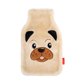 Wärmflasche mit Hundebezug 1,8 l