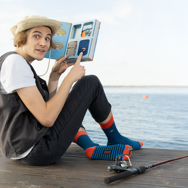 Socken mit Angel Atlas-Motiv 4er-Pack
