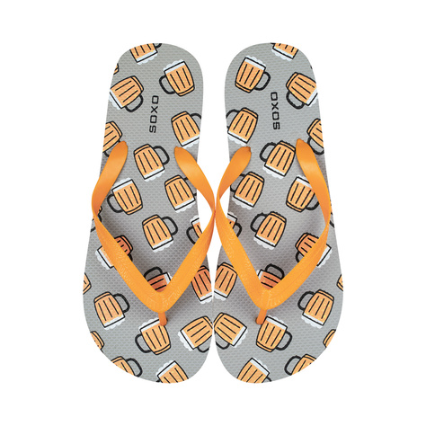 SOXO Strand Flip Flops unisex | Bier Muster