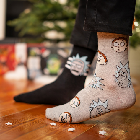 Adventskalender Rick and Morty 6 Paar Herrensocken 