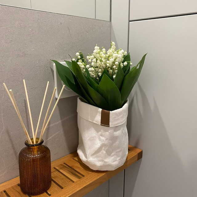 Set aus 3x Momo Way Badezimmerkorb beige 10/13/16 cm