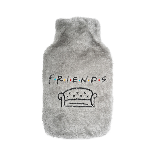FRIENDS Wärmflasche SOXO im Plüschbezug Geschenkidee BIG 1,8l
