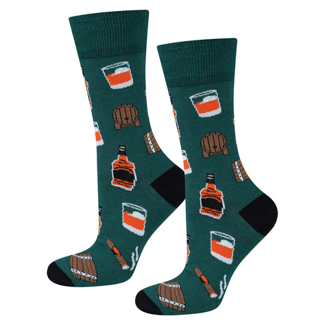 Set mit 5x bunten Herrensocken Whisky + Vodka + Tequila | SOXO