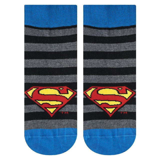 SOXO Herren kurze Socken | Superman Muster 