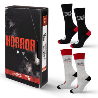 Socken mit Horrorfilm-Motiv 2er-Pack
