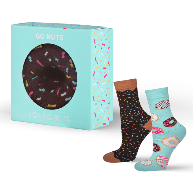 Socken mit Donut-Motiv
