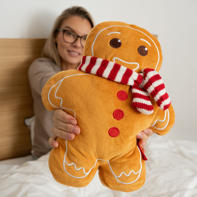 Wärmflasche mit Lebkuchen Bezug 1 L + Socken