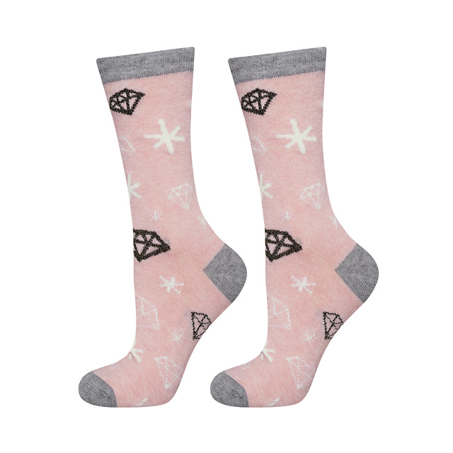 1 Paare von lustige Socken mit Diamantmotiv | Kindersocken | SOXO