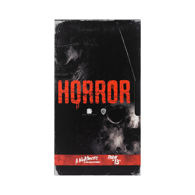 2 Paar von lustige Socken mit Horrorfilm Motiv in einzigartiger Verpackung | Damen-/Herrensocken | SOXO