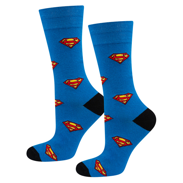 Superman Hausschuhe und Socken für Herren Geschenkideen für Herren SOXO Authentisches Produkt lizenziert von Warner Bros DC Comics