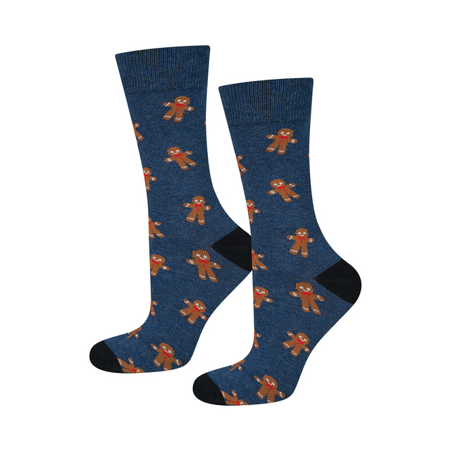 3 Paar von lustigen Socken mit Weihnachten motiv in einzigartiger Verpackung | Herrensocken | SOXO