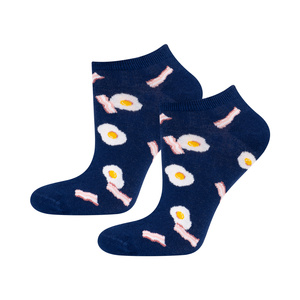 5 Paar von lustigen Socken mit Eggsmotiv in einzigartiger Verpackung | Damen-/Herrensocken | SOXO