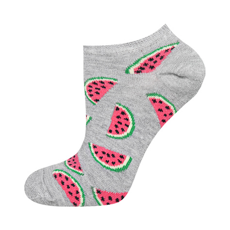 SOXO bunte Damen kurze Socken | Wassermelone Mustern