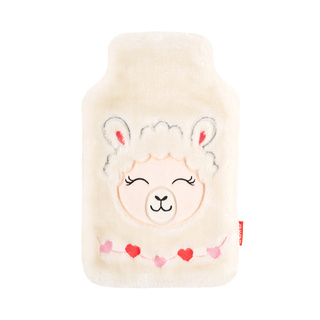 Wärmflasche mit Lama-Bezug 1,8 L