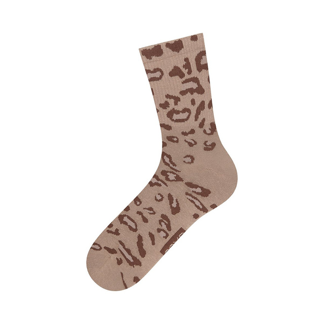  Set mit 2x Damensocken | Leopardenmotiv | SOXO