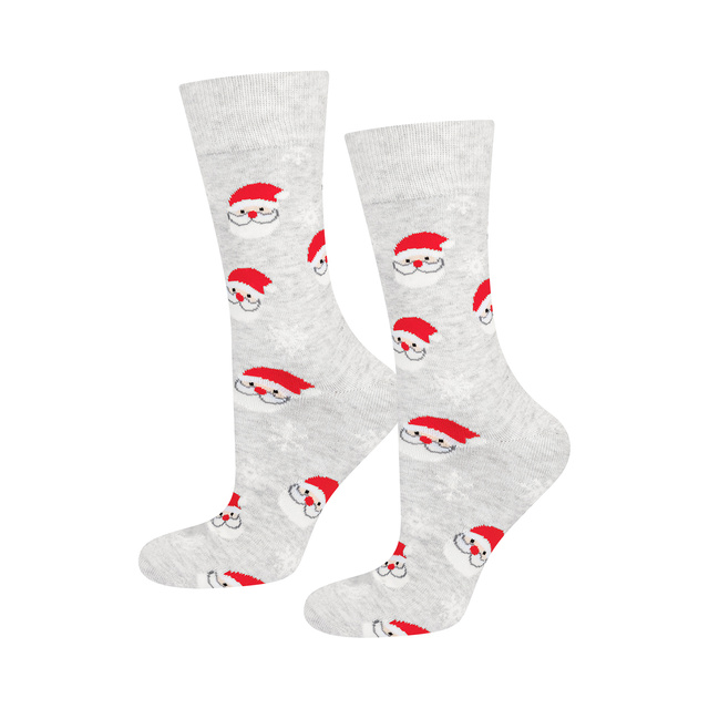 4 Paar von lustigen Socken mit Weihnachtsmotiv in einzigartiger Verpackung | Herrensocken | SOXO